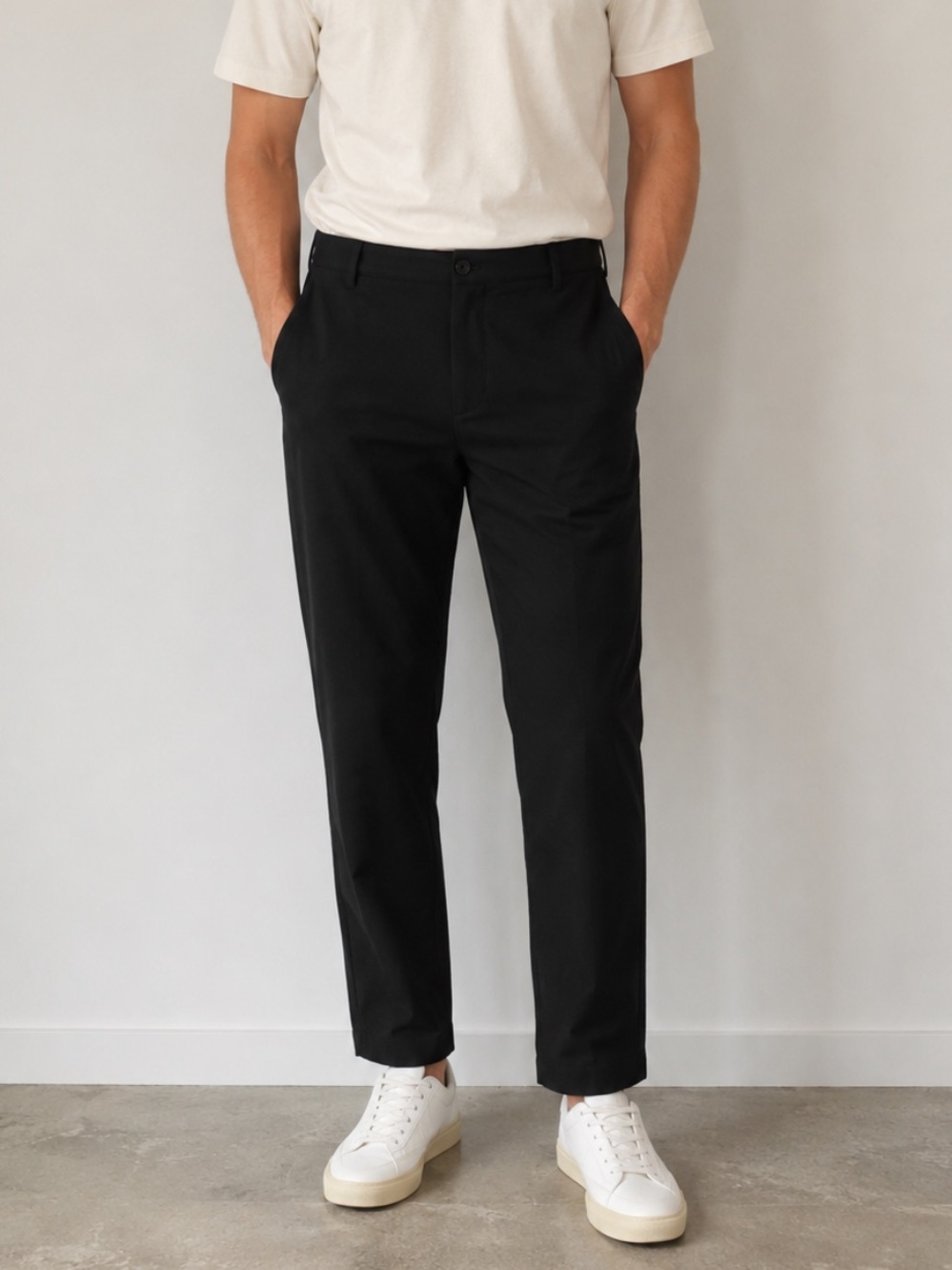 Rohan Black Travel Pants 34R UPF 40+ Lightweight Outdoor Pants 25372